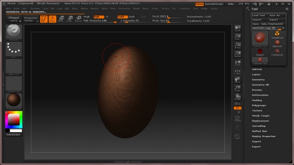 Creation of Aragonian egg: Step 4